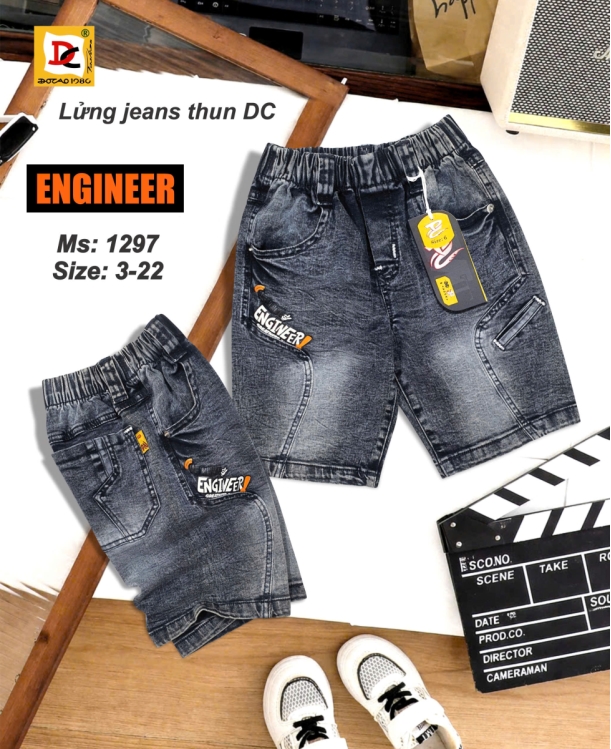 QUẦN LỬNG JEANS THUN DC - ENGINEER