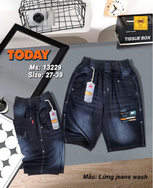 QUẦN LỬNG JEANS WASH - TODAY