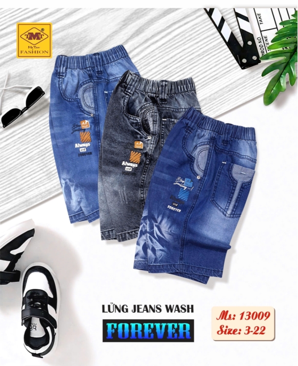 Quần lửng Jeans wash - FOREVER