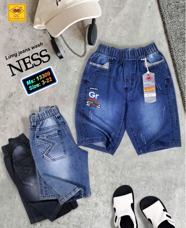 Quần lửng Jeans wash - NESS