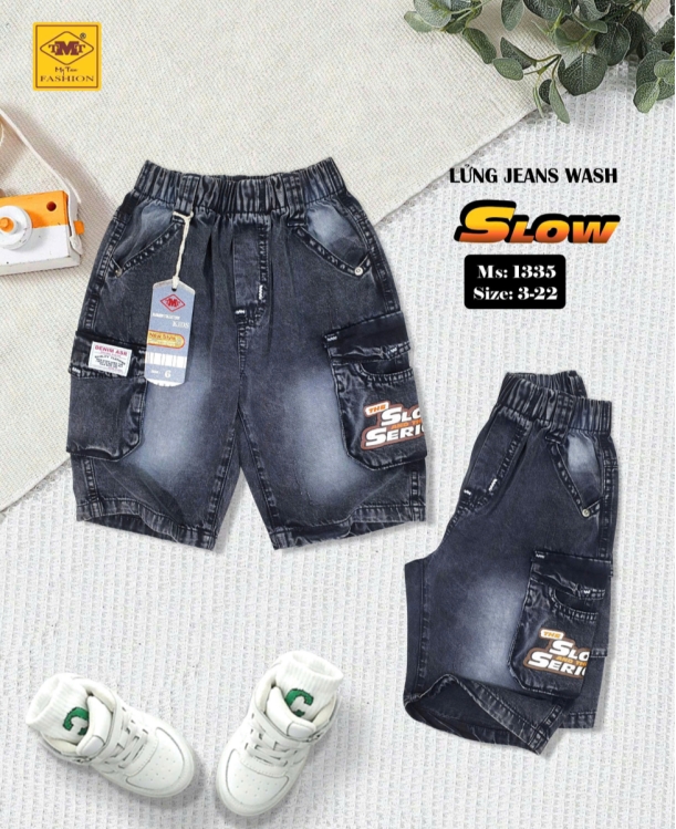 Quần lửng Jeans wash - SLOW