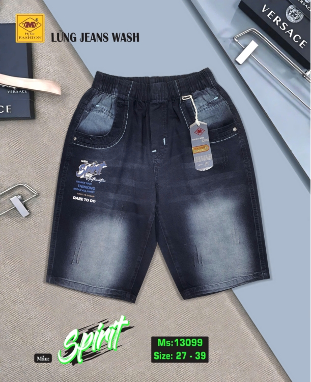 Quần lửng Jeans wash - SPIRIT